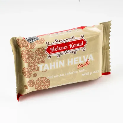 %100 Doğal Sade Tahin Helvası 125gr resmi