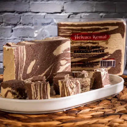 Vakumlu Kakaolu Helva 500gr resmi