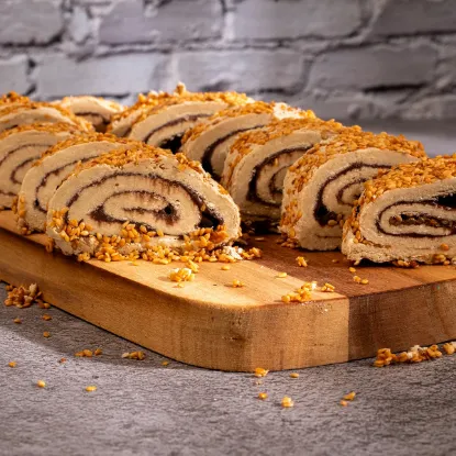 500 GR Susamlı Çikolatalı Saray Burma Helva resmi