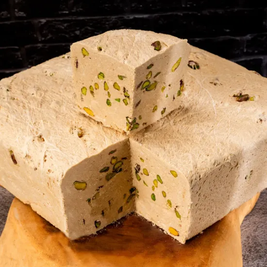 5 Kg Antep Fıstıklı Tava Helva resmi